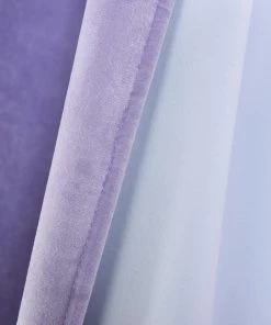 HIER_3160 2 Pack | Lavender 330 GSM Premium Velvet Thermal Blackout Curtains With Chrome Grommet Window Treatment Panels - 52"x108" Big Event Backdrops & Décor 29 HIER_3160 2 Pack | Lavender 330 GSM Premium Velvet Thermal Blackout Curtains With Chrome Grommet Window Treatment Panels - 52