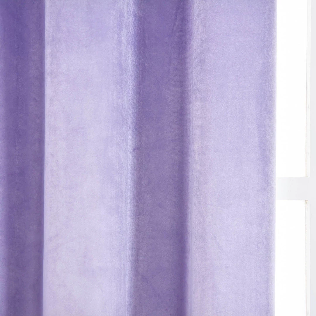 HIER_3160 2 Pack | Lavender 330 GSM Premium Velvet Thermal Blackout Curtains With Chrome Grommet Window Treatment Panels - 52"x108" Big Event Backdrops & Décor 14 HIER_3160 2 Pack | Lavender 330 GSM Premium Velvet Thermal Blackout Curtains With Chrome Grommet Window Treatment Panels - 52"x108" Big Event Backdrops & Décor
