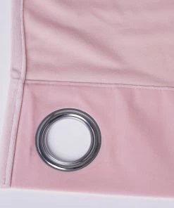 HIER_3160 330 GSM Blush Blackout Curtains | Pack Of 2 | 52"x64" Grommet Curtains | Blackout Noise Reducing Curtains 18 HIER_3160 330 GSM Blush Blackout Curtains | Pack Of 2 | 52