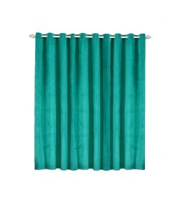 HIER_3160 Big Event Backdrops & Décor 2 Pack | Peacock Teal 330 GSM Premium Velvet Thermal Blackout Curtains With Chrome Grommet Window Treatment Panels - 52"x84" 23 HIER_3160 Big Event Backdrops & Décor 2 Pack | Peacock Teal 330 GSM Premium Velvet Thermal Blackout Curtains With Chrome Grommet Window Treatment Panels - 52