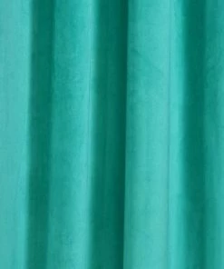 HIER_3160 Big Event Backdrops & Décor 2 Pack | Peacock Teal 330 GSM Premium Velvet Thermal Blackout Curtains With Chrome Grommet Window Treatment Panels - 52"x84" 17 HIER_3160 Big Event Backdrops & Décor 2 Pack | Peacock Teal 330 GSM Premium Velvet Thermal Blackout Curtains With Chrome Grommet Window Treatment Panels - 52