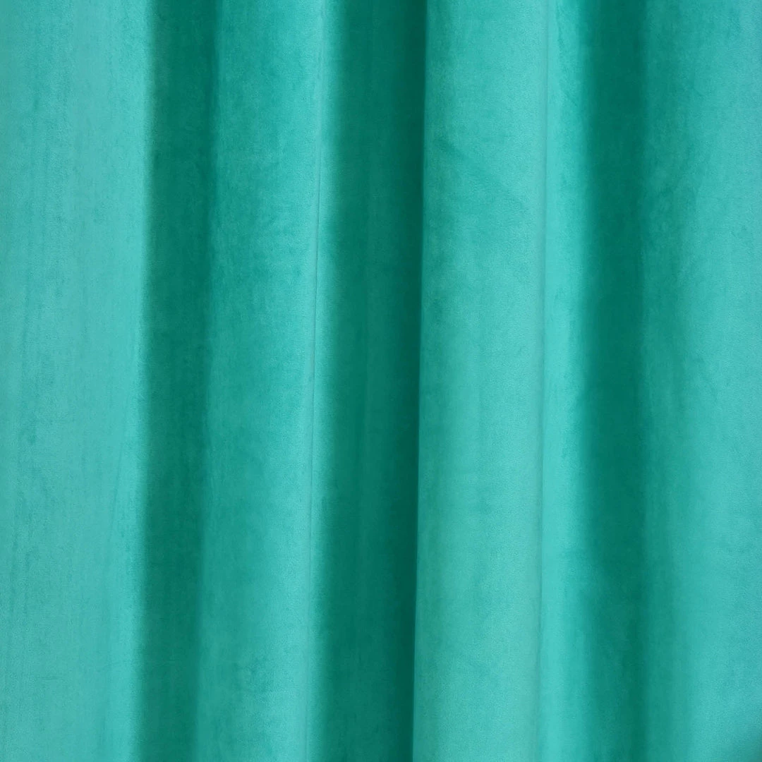 HIER_3160 Big Event Backdrops & Décor 2 Pack | Peacock Teal 330 GSM Premium Velvet Thermal Blackout Curtains With Chrome Grommet Window Treatment Panels - 52"x84" 6 HIER_3160 Big Event Backdrops & Décor 2 Pack | Peacock Teal 330 GSM Premium Velvet Thermal Blackout Curtains With Chrome Grommet Window Treatment Panels - 52"x84"