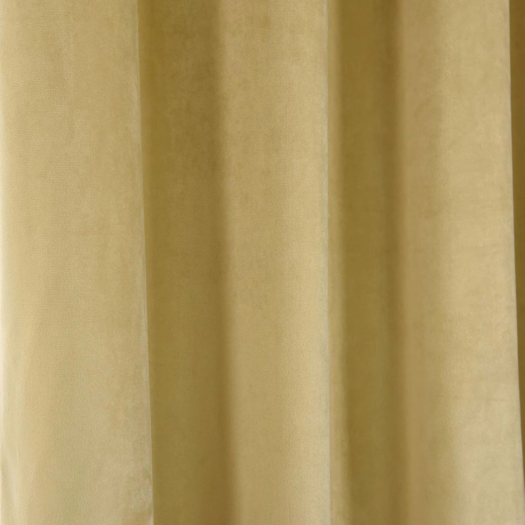 HIER_3160 2 Pack | Champagne Soft Velvet Thermal Blackout Curtains With Chrome Grommet Window Treatment Panels - 52"x108" Big Event Backdrops & Décor 8 HIER_3160 2 Pack | Champagne Soft Velvet Thermal Blackout Curtains With Chrome Grommet Window Treatment Panels - 52"x108" Big Event Backdrops & Décor