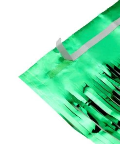 HIER_3110 8ft Green Metallic Tinsel Foil Fringe Curtain Backdrops For Doorway/Party 21 HIER_3110 8ft Green Metallic Tinsel Foil Fringe Curtain Backdrops For Doorway/Party
