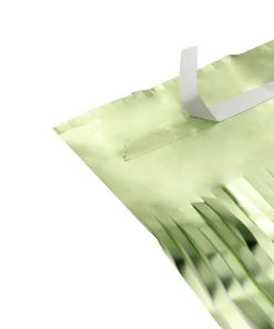 HIER_3110 Backdrop Panels 8ft Matte Sage Green Metallic Tinsel Foil Fringe Curtain Backdrops For Doorway/Party 22 HIER_3110 Backdrop Panels 8ft Matte Sage Green Metallic Tinsel Foil Fringe Curtain Backdrops For Doorway/Party