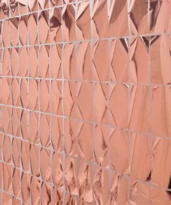 HIER_3300 Backdrop Panels Shiny Blush/Rose Gold Metallic Foil Rectangle Curtain Party Backdrop Door Window Curtain - 3ftx6.5ft
