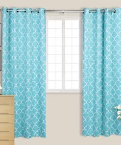 HIER_3160 42"-126" Adjustable Curtain Rod Set, Silver, Round Finials Home Décor 28 HIER_3160 42