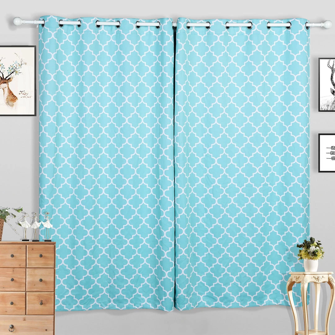 HIER_3160 Home Décor 42"-126" Adjustable Curtain Rod Set, White, Round Finials 9 HIER_3160 Home Décor 42"-126" Adjustable Curtain Rod Set, White, Round Finials