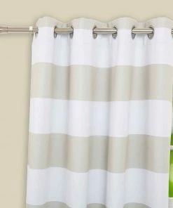 HIER_3160 42"-126" Adjustable Metal Curtain Rod Set, Silver, Trumpet Finials 19 HIER_3160 42