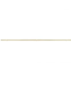 HIER_3160 42"-126" Adjustable Metal Curtain Rods, Gold, Designer Cylinder Finials Home Décor 27 HIER_3160 42