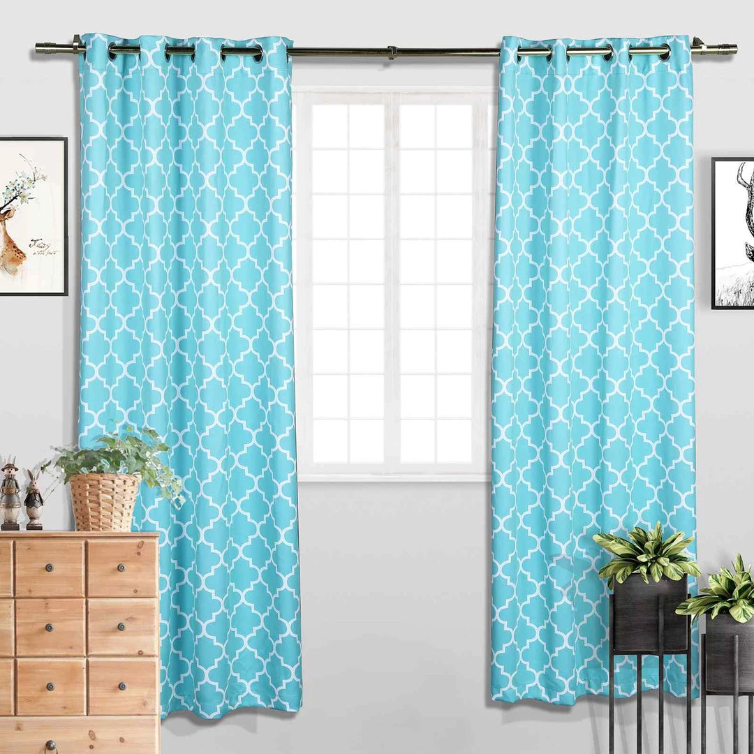 HIER_3160 42"-126" Adjustable Metal Curtain Rods, Gold, Designer Cylinder Finials Home Décor 8 HIER_3160 42"-126" Adjustable Metal Curtain Rods, Gold, Designer Cylinder Finials Home Décor