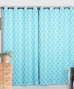 HIER_3160 42"-126" Adjustable Metal Curtain Rod Set, Silver, Designer Cylinder Finials Home Décor 20 HIER_3160 42