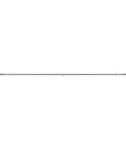 HIER_3160 42"-126" Adjustable Metal Curtain Rod Set, Silver, Designer Cylinder Finials Home Décor 27 HIER_3160 42