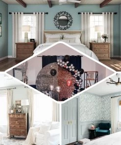 HIER_3160 42"-126" Adjustable Curtain Rod Set, Chocolate Brown, Marble Finials Home Décor 21 HIER_3160 42