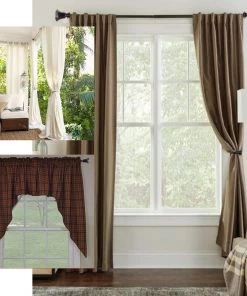 HIER_3160 42"-126" Adjustable Curtain Rod Set, Black, Teardrop Finials 21 HIER_3160 42