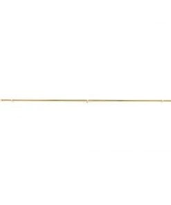 HIER_3160 42"-126" Adjustable Metal Curtain Rod Set, Gold, Acrylic Designer Finials 23 HIER_3160 42