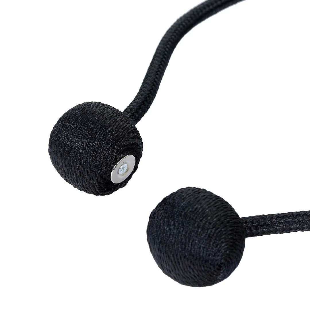 HIER_3130 Home Décor 2 Pack | Black Magnetic Curtain Tie Backs For Window Drapes And Backdrop Panels 12 HIER_3130 Home Décor 2 Pack | Black Magnetic Curtain Tie Backs For Window Drapes And Backdrop Panels