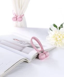 HIER_3130 2 Pack | Pink Magnetic Curtain Tie Backs For Window Drapes And Backdrop Panels 21 HIER_3130 2 Pack | Pink Magnetic Curtain Tie Backs For Window Drapes And Backdrop Panels