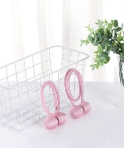 HIER_3130 2 Pack | Pink Magnetic Curtain Tie Backs For Window Drapes And Backdrop Panels 18 HIER_3130 2 Pack | Pink Magnetic Curtain Tie Backs For Window Drapes And Backdrop Panels