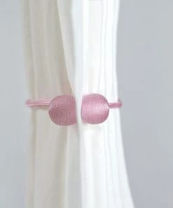 HIER_3130 2 Pack | Pink Magnetic Curtain Tie Backs For Window Drapes And Backdrop Panels 20 HIER_3130 2 Pack | Pink Magnetic Curtain Tie Backs For Window Drapes And Backdrop Panels