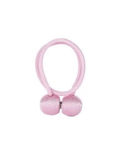 HIER_3130 2 Pack | Pink Magnetic Curtain Tie Backs For Window Drapes And Backdrop Panels 24 HIER_3130 2 Pack | Pink Magnetic Curtain Tie Backs For Window Drapes And Backdrop Panels