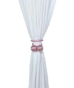 HIER_3130 2 Pack | Pink Magnetic Curtain Tie Backs For Window Drapes And Backdrop Panels 22 HIER_3130 2 Pack | Pink Magnetic Curtain Tie Backs For Window Drapes And Backdrop Panels