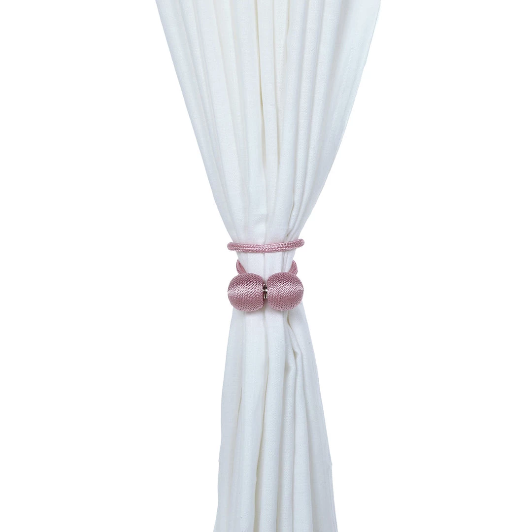 HIER_3130 2 Pack | Pink Magnetic Curtain Tie Backs For Window Drapes And Backdrop Panels 10 HIER_3130 2 Pack | Pink Magnetic Curtain Tie Backs For Window Drapes And Backdrop Panels