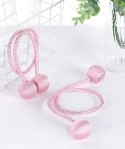 HIER_3130 2 Pack | Pink Magnetic Curtain Tie Backs For Window Drapes And Backdrop Panels 19 HIER_3130 2 Pack | Pink Magnetic Curtain Tie Backs For Window Drapes And Backdrop Panels