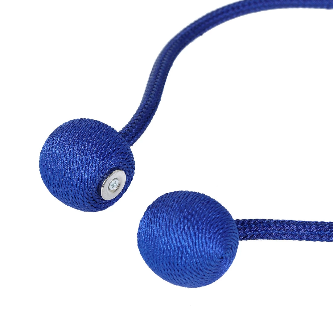 HIER_3130 2 Pack | Royal Blue Magnetic Curtain Tie Backs For Window Drapes & Backdrop Panels Wall & Hanging Décor 11 HIER_3130 2 Pack | Royal Blue Magnetic Curtain Tie Backs For Window Drapes & Backdrop Panels Wall & Hanging Décor