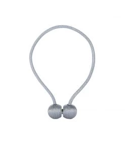 HIER_3130 2 Pack | Silver Magnetic Curtain Tie Backs For Window Drapes And Backdrop Panels Home Décor 25 HIER_3130 2 Pack | Silver Magnetic Curtain Tie Backs For Window Drapes And Backdrop Panels Home Décor