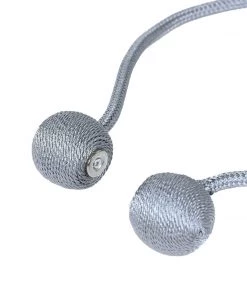 HIER_3130 2 Pack | Silver Magnetic Curtain Tie Backs For Window Drapes And Backdrop Panels Home Décor 20 HIER_3130 2 Pack | Silver Magnetic Curtain Tie Backs For Window Drapes And Backdrop Panels Home Décor