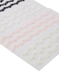 HIER_5150 Blush/Rose Gold Self Adhesive Rhinestone DIY Craft Gem Stickers, Heart Pearl Trims Tabletop Decor 25 HIER_5150 Blush/Rose Gold Self Adhesive Rhinestone DIY Craft Gem Stickers, Heart Pearl Trims Tabletop Decor