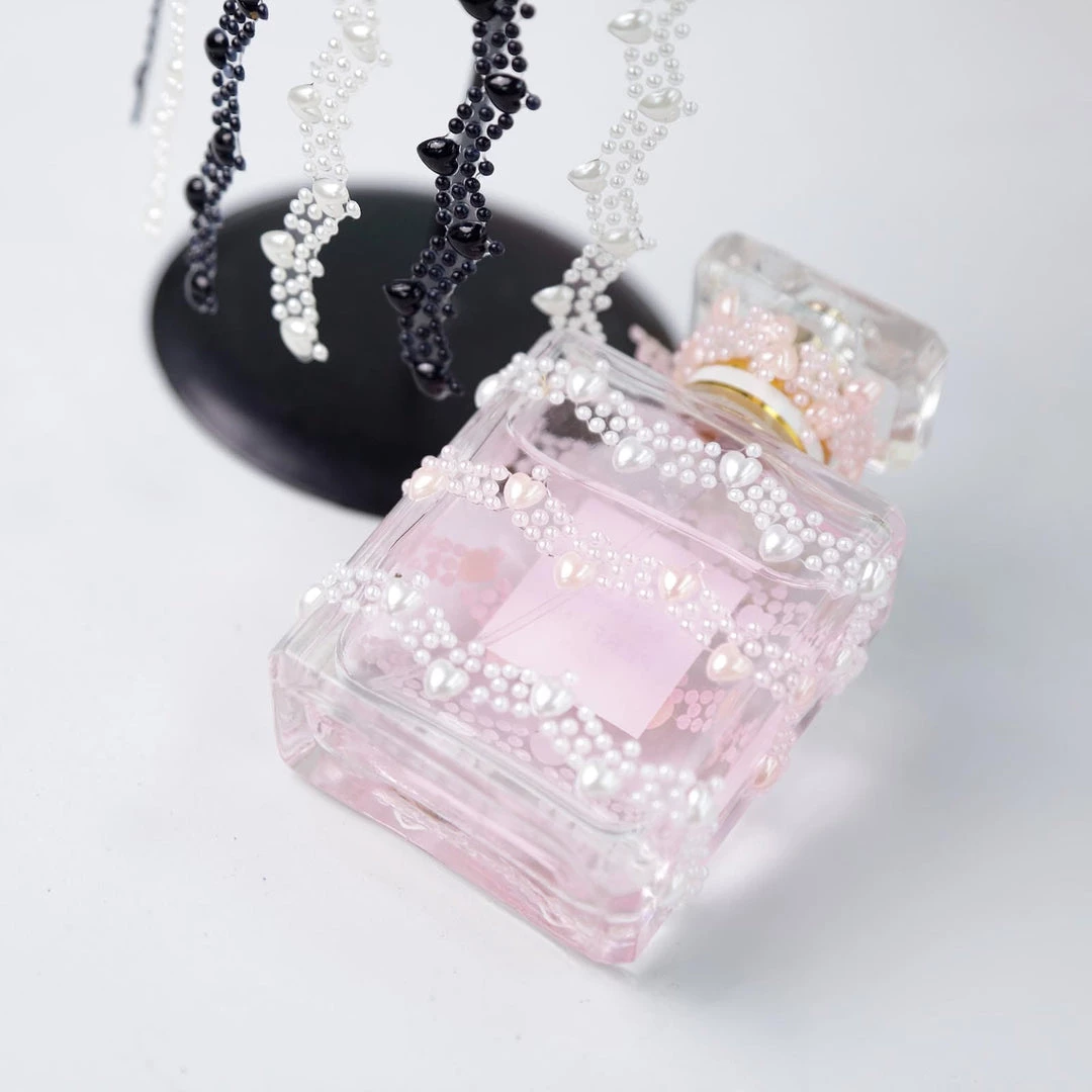 HIER_5150 Black Self Adhesive Rhinestone DIY Craft Gem Stickers, Heart Pearl Trims Tabletop Decor 6 HIER_5150 Black Self Adhesive Rhinestone DIY Craft Gem Stickers, Heart Pearl Trims Tabletop Decor