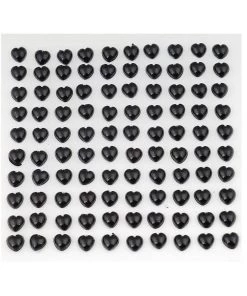 HIER_5150 Chargers & Centerpieces 600 Pcs | Black Self Adhesive Diamond Rhinestone Heart Shaped DIY Stickers 6 HIER_5150 Chargers & Centerpieces 600 Pcs | Black Self Adhesive Diamond Rhinestone Heart Shaped DIY Stickers
