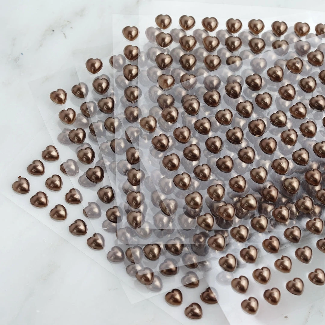 HIER_5150 600 Pcs | Chocolate Heart Diamond Rhinestone DIY Stickers 2 HIER_5150 600 Pcs | Chocolate Heart Diamond Rhinestone DIY Stickers