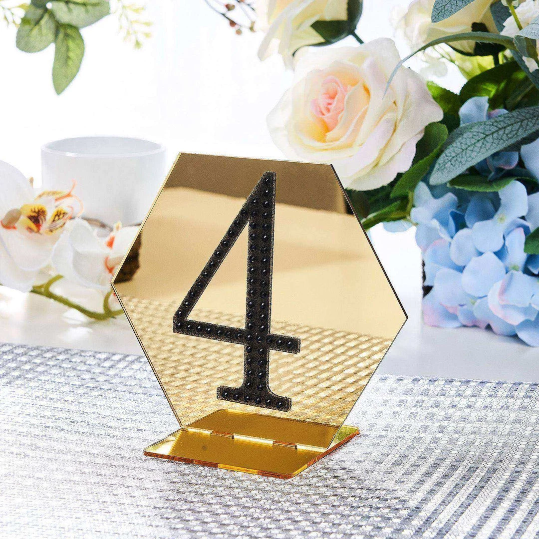 HIER_5150 4" Black Decorative Rhinestone Number Stickers DIY Crafts - 4 2 HIER_5150 4" Black Decorative Rhinestone Number Stickers DIY Crafts - 4