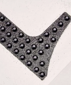 HIER_5150 Chargers & Centerpieces 4" Black Decorative Rhinestone Number Stickers DIY Crafts - 9 15 HIER_5150 Chargers & Centerpieces 4