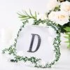 HIER_5150 4" Black Decorative Rhinestone Alphabet Letter Stickers DIY Crafts - D Chargers & Centerpieces