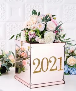 HIER_5150 4" Gold Decorative Rhinestone Number Stickers DIY Crafts - 4 Chargers & Centerpieces 15 HIER_5150 4