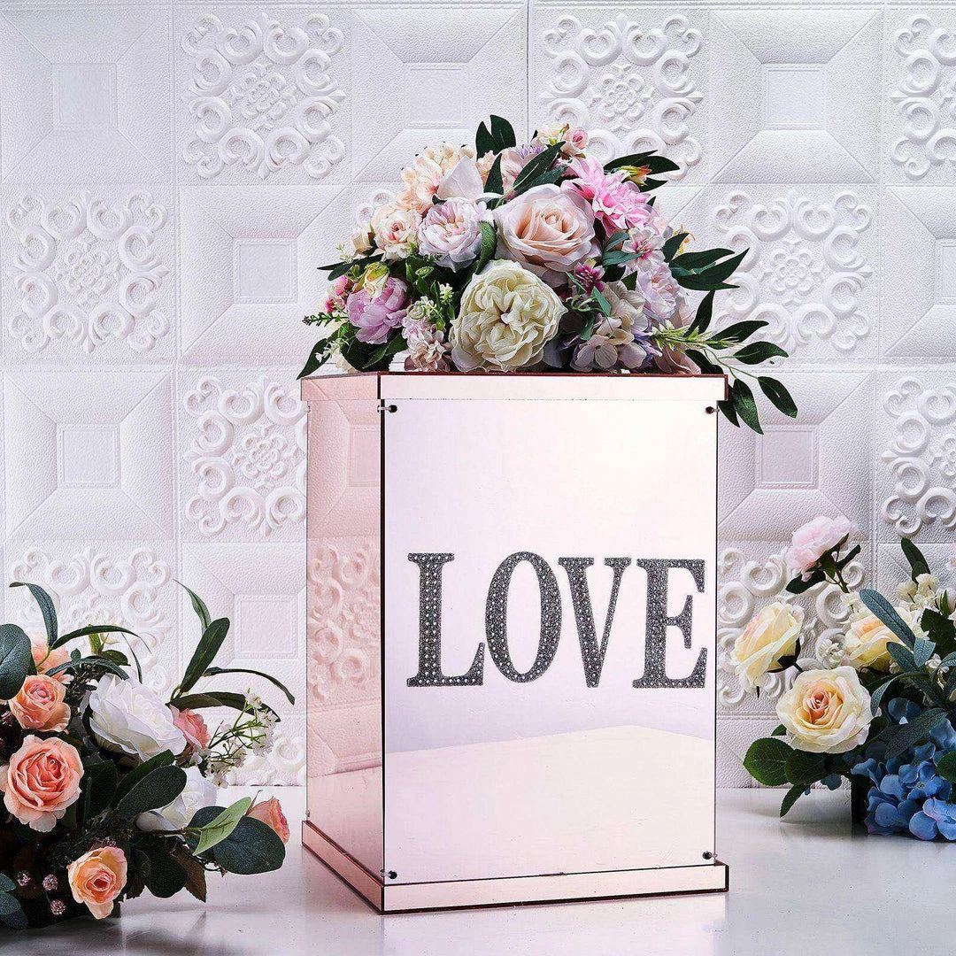 HIER_5150 4" Silver Decorative Rhinestone Alphabet Letter Stickers DIY Crafts - Q Chargers & Centerpieces 6 HIER_5150 4" Silver Decorative Rhinestone Alphabet Letter Stickers DIY Crafts - Q Chargers & Centerpieces