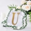 HIER_5150 Chargers & Centerpieces 6" Gold Decorative Rhinestone Alphabet Letter Stickers DIY Crafts - U