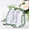 HIER_5150 Chargers & Centerpieces 6" Silver Decorative Rhinestone Alphabet Letter Stickers DIY Crafts - M