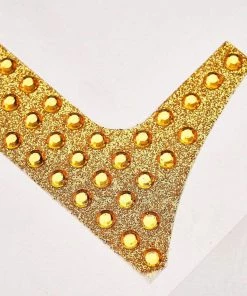 HIER_5150 Chargers & Centerpieces 8" Gold Decorative Rhinestone Number Stickers DIY Crafts - 9 18 HIER_5150 Chargers & Centerpieces 8