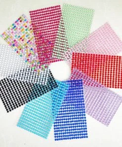 HIER_5150 1056 Pcs | Clear Self Adhesive Rhinestone Sheets Gemstone Sticker Wrap 15 HIER_5150 1056 Pcs | Clear Self Adhesive Rhinestone Sheets Gemstone Sticker Wrap