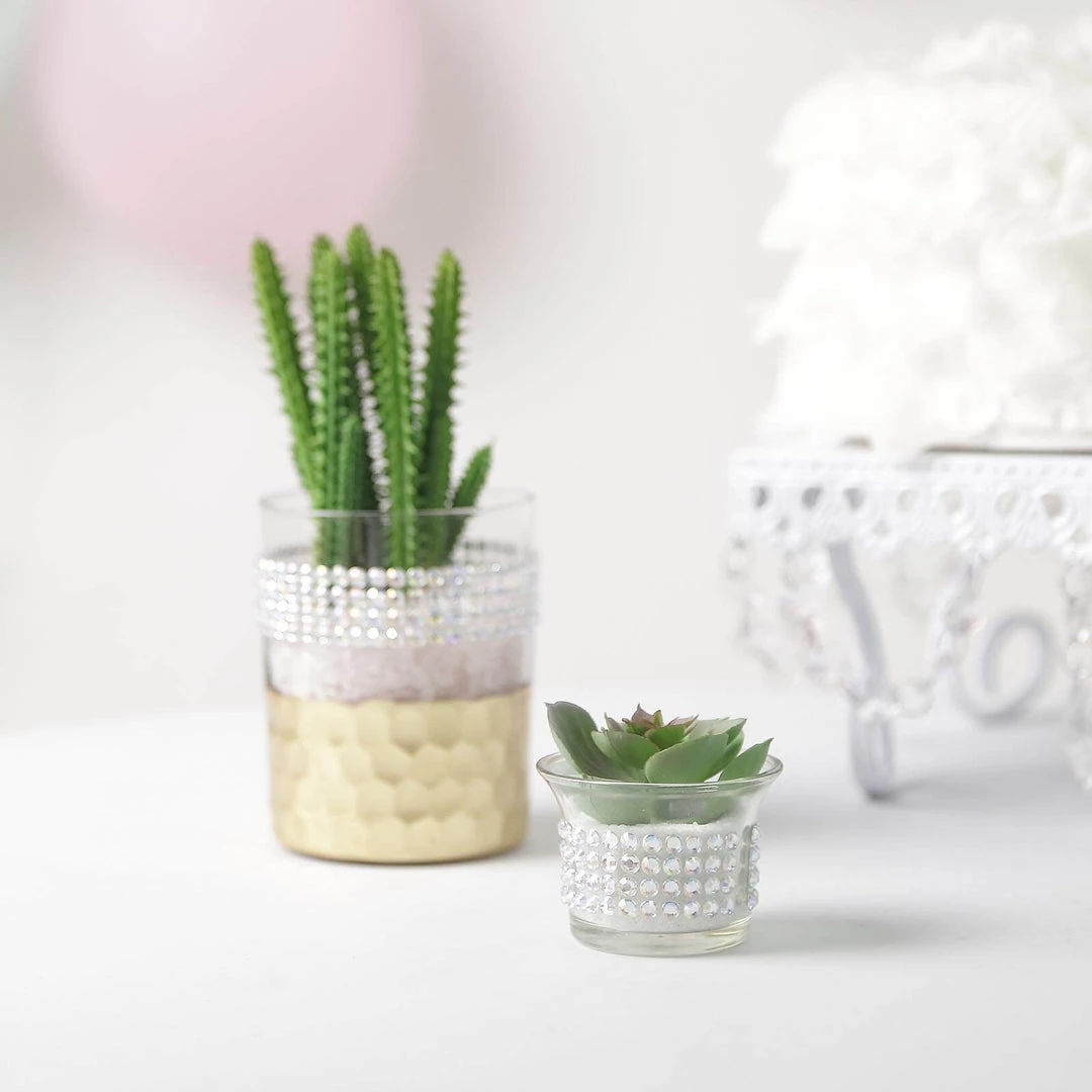 HIER_5150 3ft Iridescent Stick-On Rhinestone Tape, DIY Self Adhesive Diamond Gemstone Stickers 2 HIER_5150 3ft Iridescent Stick-On Rhinestone Tape, DIY Self Adhesive Diamond Gemstone Stickers