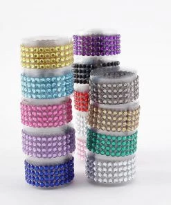 HIER_5150 3ft Iridescent Stick-On Rhinestone Tape, DIY Self Adhesive Diamond Gemstone Stickers 28 HIER_5150 3ft Iridescent Stick-On Rhinestone Tape, DIY Self Adhesive Diamond Gemstone Stickers