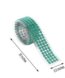 HIER_5150 3ft Green Stick-On Rhinestone Tape, DIY Self Adhesive Diamond Gemstone Stickers Tabletop Decor 19 HIER_5150 3ft Green Stick-On Rhinestone Tape, DIY Self Adhesive Diamond Gemstone Stickers Tabletop Decor