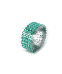 HIER_5150 3ft Green Stick-On Rhinestone Tape, DIY Self Adhesive Diamond Gemstone Stickers Tabletop Decor 32 HIER_5150 3ft Green Stick-On Rhinestone Tape, DIY Self Adhesive Diamond Gemstone Stickers Tabletop Decor