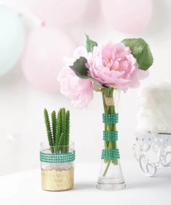 HIER_5150 3ft Green Stick-On Rhinestone Tape, DIY Self Adhesive Diamond Gemstone Stickers Tabletop Decor 23 HIER_5150 3ft Green Stick-On Rhinestone Tape, DIY Self Adhesive Diamond Gemstone Stickers Tabletop Decor