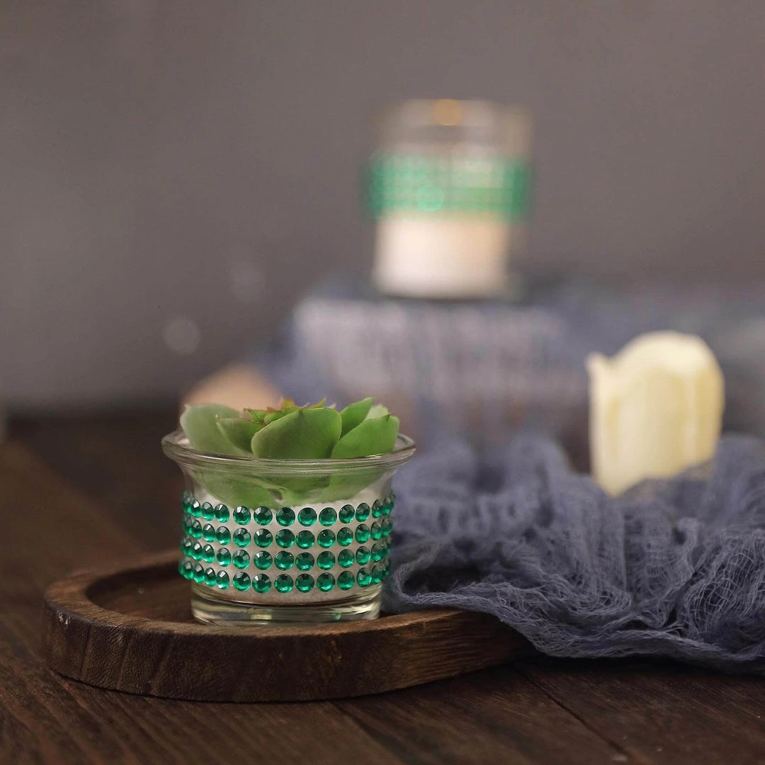 HIER_5150 3ft Green Stick-On Rhinestone Tape, DIY Self Adhesive Diamond Gemstone Stickers Tabletop Decor 8 HIER_5150 3ft Green Stick-On Rhinestone Tape, DIY Self Adhesive Diamond Gemstone Stickers Tabletop Decor